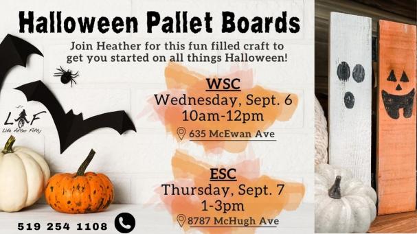 Halloween Pallet Boards